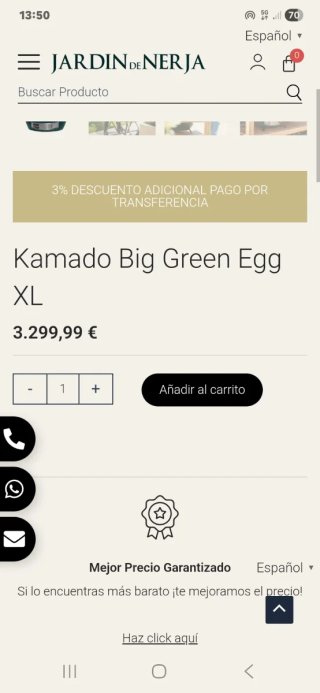 Barbacoa Big Green Egg XL Cerámica