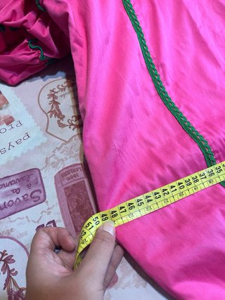 Traje Flamenca Rosa y Verde Elástico