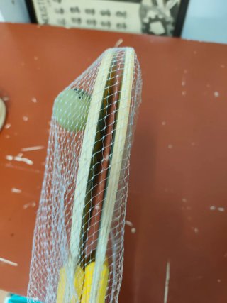 Palas de playa con pelota