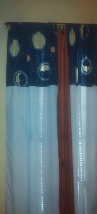 2 Fundas Nórdicas 90cm Sol Luna y visillo conjunto