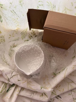Bol de té matcha de cerámica