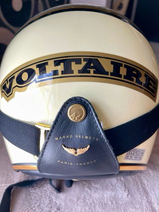 Casco Moto Vintage con Gafas  ZADIG & VOLTAIRE