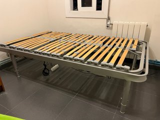 Cama Articulada 105cm Metal/Madera