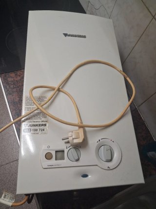 Calentador Junkers Gas Natural Blanco