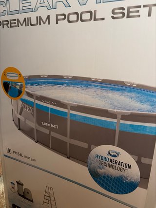 Piscina Intex Prism Frame Clearview 4.9m