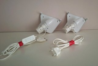 2 Lámparas Estrella Azul Ikea
