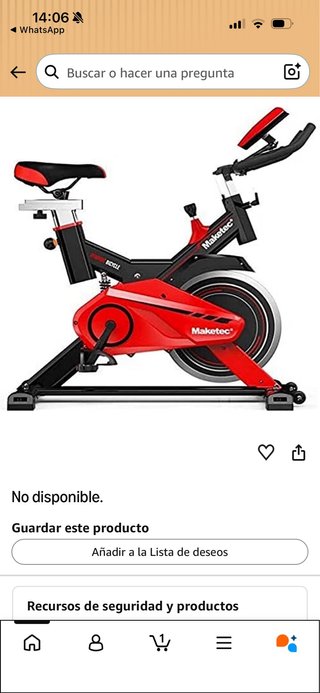 Bicicleta Spinning Maketec Volante 24kg