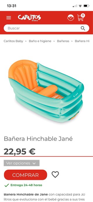 Bañera Hinchable Jané