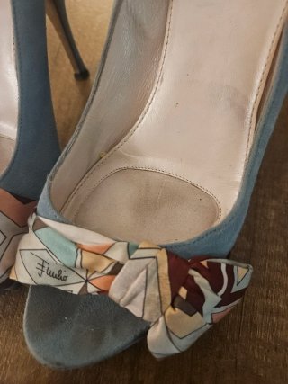Décolleté Emilio Pucci Azzurro/Multicolor