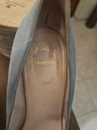 Décolleté Emilio Pucci Azzurro/Multicolor