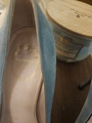 Décolleté Emilio Pucci Azzurro/Multicolor