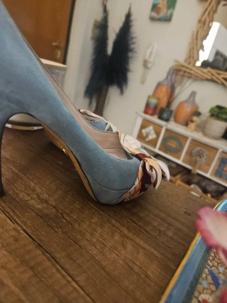 Décolleté Emilio Pucci Azzurro/Multicolor