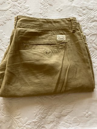 Bermuda de lino BLEND Beige