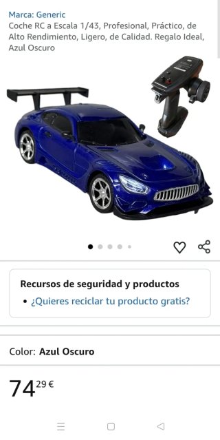 Coche RC 1:43