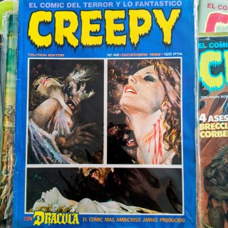 CREEPY Toutain – Lote 44 números + Almanaque 1980