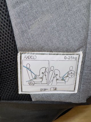 Silla Coche. Axkid Minikid. 0-25 kg.