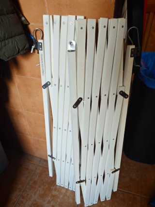 Valla seguridad madera niños extensible