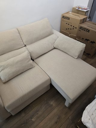 URGENTE - Sofá beige Eskilstuna Ikea