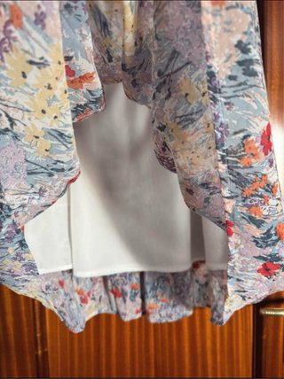Falda vaporosa flores