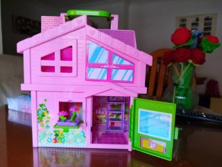 Pinypon Casa Rosa Maletín Juguete