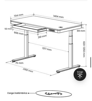 Escritorio Elevable Flexispot Q8