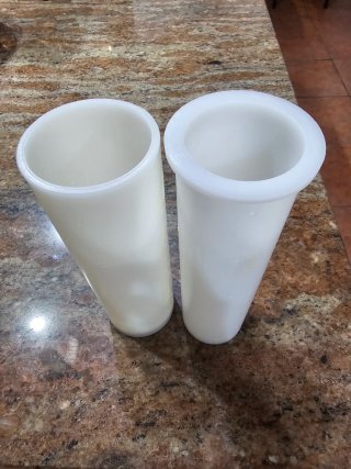 Molde de teflón para queso rulo de cabra
