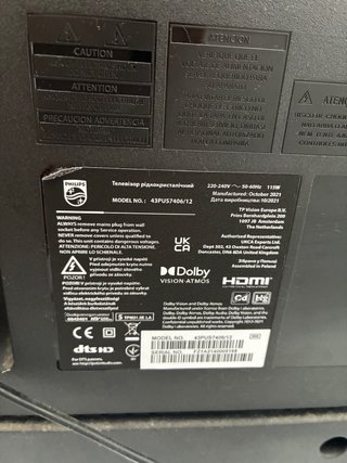 Philips 43 4K UHD Smart TV