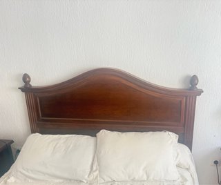 Cabecero de madera para cama de matrimonio
