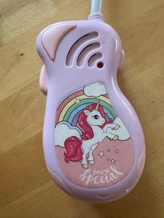 Walkie Talkies Infantiles Rosa Unicornio