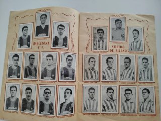 Álbum Fútbol Liga 1956 1957 gráficas Brasil.