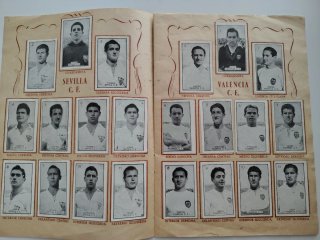 Álbum Fútbol Liga 1956 1957 gráficas Brasil.