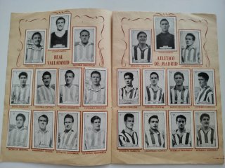 Álbum Fútbol Liga 1956 1957 gráficas Brasil.