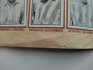 Álbum Fútbol Liga 1956 1957 gráficas Brasil.