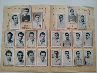 Álbum Fútbol Liga 1956 1957 gráficas Brasil.