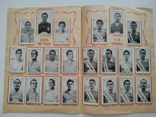 Álbum Fútbol Liga 1956 1957 gráficas Brasil.