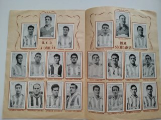 Álbum Fútbol Liga 1956 1957 gráficas Brasil.
