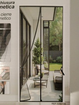 Mosquitera Puerta 110x220cm Negra