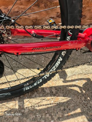 Bicicleta eléctrica Megamo Roja Talla S hasta 1,65