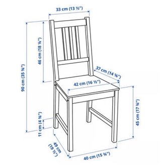 4 Sillas Stefan Ikea