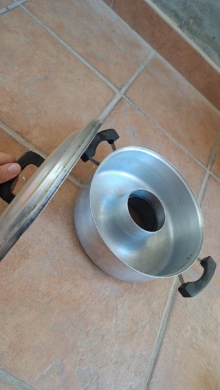 Flanera Vintage Aluminio con Molde Central