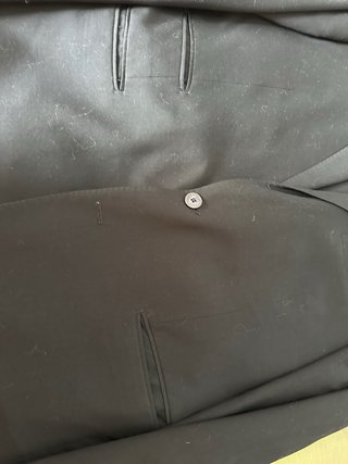 Traje de chaqueta azul completo