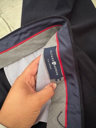 Traje de chaqueta azul completo