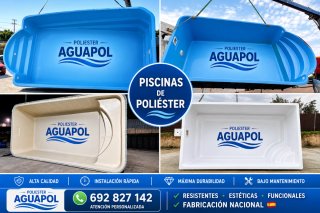 Piscinas de poliéster Aguapol varios tamaños