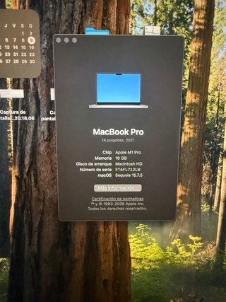 MacBook Pro Apple Plata/Gris Espacial