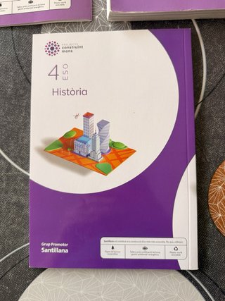 Llibre “Història” 4ESO Santillana