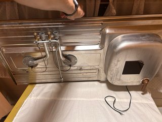 Cocina gas y fregadero caravana/camper