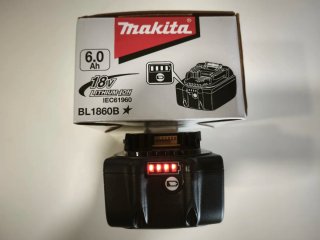 Batería Makita 18V 6.0Ah BL1860B