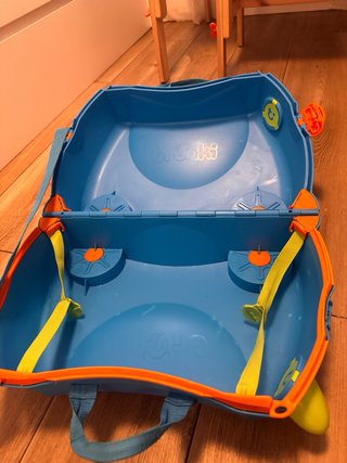 Maleta infantil Trunki azul y verde