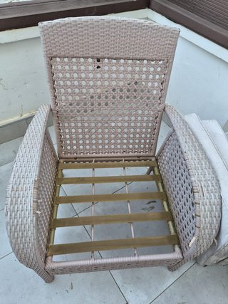 Conjunto de exterior: sillones y mesilla