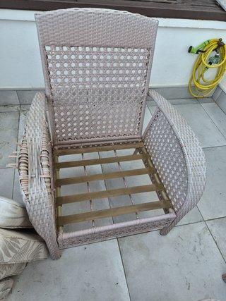 Conjunto de exterior: sillones y mesilla